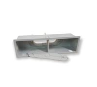 PLENUM PER BOCCHETTA GRIGLIA CONDIZIONAMENTO 400X100 ARIA CONDIZIONATA CANALIZZA