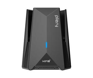 PLERY BE6500 - Adattatore USB WiFi 7 per gaming streaming 4K, dongle wireless Tri-Band 6500 Mbps per PC desktop con tipo C a USB 3.0, senza driver per casa, ufficio e intrattenimento, supporta Windows