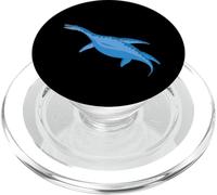Plesiosauro dinosauro subacqueo blu rettile marino PopSockets PopGrip per MagSafe