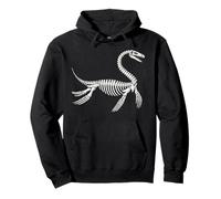 Plesiosauro Scheletro Fossile Paleontologo Amanti della Scienza Felpa con Cappuccio