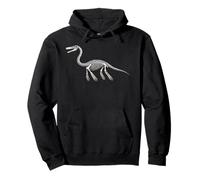 Plesiosauro Scheletro Fossile Paleontologo Amanti della Scienza Felpa con Cappuccio