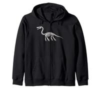 Plesiosauro Scheletro Fossile Paleontologo Amanti della Scienza Felpa con Cappuccio