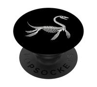 Plesiosauro Scheletro Fossile Paleontologo Amanti della Scienza PopSockets PopGrip Adesivo