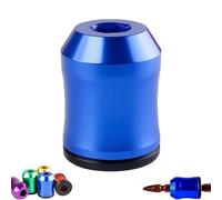 Pleteffect Screwdriver Head Magnetic Ring, Hexagonal Handle Design, Screwdriver Head Magnetic Ring for Drill, Stable, Strong and Non-Slip, New Removable Household Tool (BLUE)