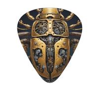 Plettri assemblati per chitarra con stampa Beetle Wzywhj, 12 pezzi, facili da impugnare, per basso, ukulele, chitarra acustica o elettrica