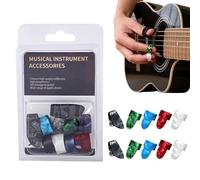 Plettri Chitarra,10 Pezzi Comodi Antiscivolo Riutilizzabili | Plettri Da A Guaina Per Chitarra | Per Ukulele Banjo Home Studio Chitarristi Principianti Ed Amanti Della Musica