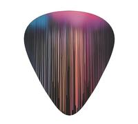 Plettri colorati arcobaleno pioggia per chitarra in dimensioni sottili, medie e spesse, set da 12 pezzi, adatti per chitarra elettrica e vari strumenti