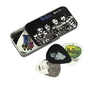 Planet Waves, Beatles Signature Scatola logo Sgt. Pepper con 15 Plettri per Chitarra, Medium