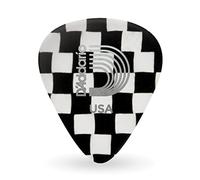 Plettri D'Addario Celluloide Scacchiera Light, 10 Pezzi