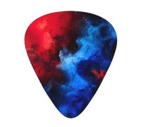 Plettri differenti di spessore della scatola di immagazzinaggio dell'organizzatore della stampa della galassia rossa blu per chitarra