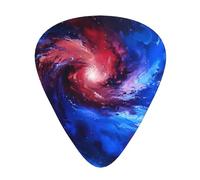 Plettri differenti di spessore della scatola di immagazzinaggio dell'organizzatore della stampa della galassia rossa blu per chitarra