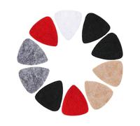 Plettri in feltro per ukulele - 10 pezzi, 7,62 x 6,6 x 0,76 cm, plettro per chitarra in celluloide, set di strumenti da gioco per chitarra per principianti | Professionisti amanti della musica