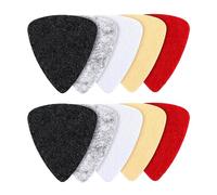 Plettri In Feltro Per Ukulele,Accessorio per Strumenti Musicali da 10 Pezzi - Set Di Plettri Per Suonare Ukulele,Per Concerti Festival Studio Feste Principianti Professionisti Appassionati di Musica