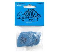 Jim Dunlop 418P1.0 Plettri in Tortex, Spessore da 1 mm, 12 Pezzi, Blu