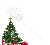 Plettri per albero di Natale, finti fuochi d'artificio, steli decorativi glitterati, steli finti | Decorazioni natalizie finte, per riempire l'albero di Natale, ghirlande e caminetti