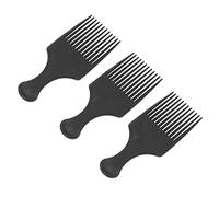 Plettri per Capelli Ricci, 3 Pezzi con Impugnatura Ergonomica Set Pettine Professionale per Capelli Strumento Portatile per Styling Afro per Salone e Uso Domestico