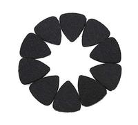 Plettri per Chitarra, 10 Pezzi Plettri in Feltro di Lana 3mm per Chitarra Ukulele(nero)