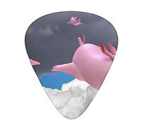 Plettri per chitarra 12 pezzi divertenti 3D Piggies stampa plettri per chitarra per basso chitarra acustica elettrica Ukulele