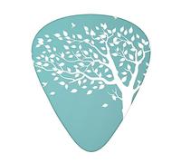 Plettri per chitarra, 12 pezzi, grandi fiori di ciliegio che soffia nel vento albero stampa plettri per chitarra elettrica basso chitarra acustica ukulele