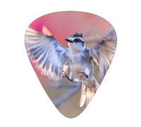 Plettri per chitarra, 12 pezzi, motivo: WZYWHJ Bird in flight, con stampa confortevole, tono chiaro, spessore moderato, adatti per chitarra e chitarra elettrica