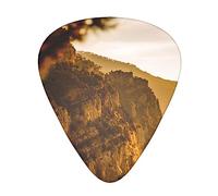 Plettri per chitarra 12 pezzi Mountains in the sunset Stampa plettri per chitarra per basso chitarra acustica elettrica Ukulele