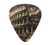 Plettri per chitarra 12 pezzi WZYWHJ Remains of the Roman Colosseum Stampa confortevole sensazione tono chiaro spessore moderato adatto per chitarra e chitarra elettrica