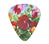 Plettri per chitarra 12 Pz Pansy Perfection Stampa Plettri per chitarra per basso Chitarre acustiche elettriche Ukulele