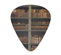 Plettri per chitarra 12 Pz Vecchi Libri in Biblioteca Stampa Plettri per chitarra per Basso Chitarre Acustiche Elettriche Ukulele