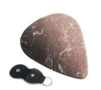 Plettri per chitarra 6 pezzi di colore marmo rosa stampa oro plettri per chitarra basso chitarre acustiche elettriche Ukulele