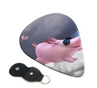 Plettri per chitarra 6 pezzi divertenti 3D Piggies stampa plettri per chitarra per basso chitarra acustica elettrica Ukulele