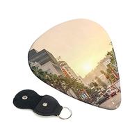 Plettri per chitarra 6 pezzi Hollywood Boulevard Print plettri per chitarra per basso elettrico chitarre acustiche Ukulele