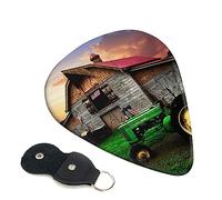 Plettri per chitarra 6 pezzi Old Tractor Photo Farm Print plettri per chitarra per basso chitarra acustica elettrica Ukulele