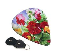 Plettri per chitarra 6 pezzi Pansy Perfection stampa plettri per chitarra per basso elettrico chitarre acustiche Ukulele