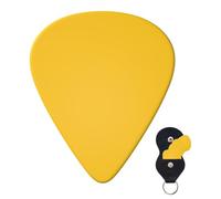 Plettri per chitarra, 6 pezzi, plettri per chitarra personalizzati con custodia, plettro per chitarra giallo Milk Duck, plettro per chitarra elettrica, plettro per chitarra acustica, plettro per bas