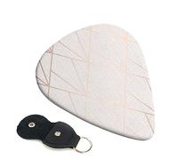 Plettri per chitarra 6 pezzi Sfondi modello oro rosa Stampa Plettri per chitarra per basso Chitarre acustiche elettriche Ukulele