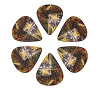 Plettri per chitarra, 6 pezzi, stampa Milky Way Falls, per basso, chitarre acustiche elettriche e ukulele