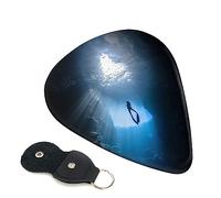 Plettri per chitarra 6 Pz oceano sotto la crosta Stampa Plettri per chitarra per basso elettrico Chitarre acustiche Ukulele