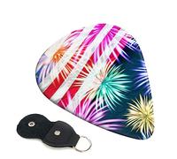 Plettri per chitarra 6 Pz Patriotic 4th of July American Flag Print Plettri per chitarra per basso elettrico Chitarre acustiche Ukulele