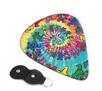 Plettri per chitarra a forma di orso del ringraziamento, 6 plettri per chitarra con stampa fronte/retro, adatti per chitarre acustiche, elettriche e bassi, tra cui 0,46 mm, 0,71 mm, 0,96 mm