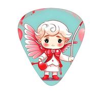 Plettri per chitarra a forma di ragazzo carino, 12 pezzi, materiale ABS, bordi lisci, sensazione confortevole, 3 spessori opzionali