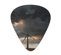 Plettri per chitarra a forma di vento, 12 pezzi, con 3 diversi spessori, adatti per chitarre elettriche e acustiche