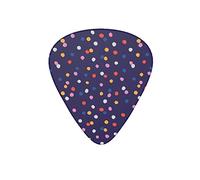 Plettri per chitarra a pois colorati blu plettro per basso elettrico per gli amanti della chitarra acustica regalo confezione da 12 con scatola