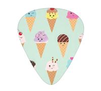 Plettri per chitarra acustica con coni gelato, plettro per basso e chitarra elettrica