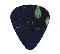 Plettri per chitarra acustica, con scritta "Under The Night Sky", di alta qualità, per basso e chitarra elettrica