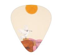 Plettri per chitarra acustica Man And Bird, 12 pezzi, plettri per chitarra elettrica essenziali spessi e sottili per studenti 0,46 0,96 0,71 mm