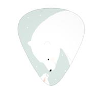Plettri per chitarra acustica Rabbit And Bear, 12 pezzi, essenziali per chitarra elettrica, spessi e sottili, per studenti, 0,46, 0,96, 0,71 mm