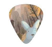 Plettri per chitarra acustica Rabbit And Bear, 12 pezzi, essenziali per chitarra elettrica, spessi e sottili, per studenti, 0,46, 0,96, 0,71 mm