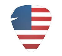 Plettri per chitarra American marijuana weed leaf flag Pack Celluloid 12 Pcs Plettri per regalo Chitarra acustica, basso e chitarra elettrica (sottile/medio/pesante)