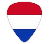 Plettri per chitarra Bandiera olandese Plettri per chitarra 12 pezzi Plettri per ukulele inclusi 0,46 mm 0,71 mm 0,96 mm