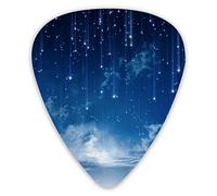 Plettri per chitarra Beautiful Moon Star 12 pezzi Plettri per ukulele inclusi 0,46 mm 0,71 mm 0,96 mm